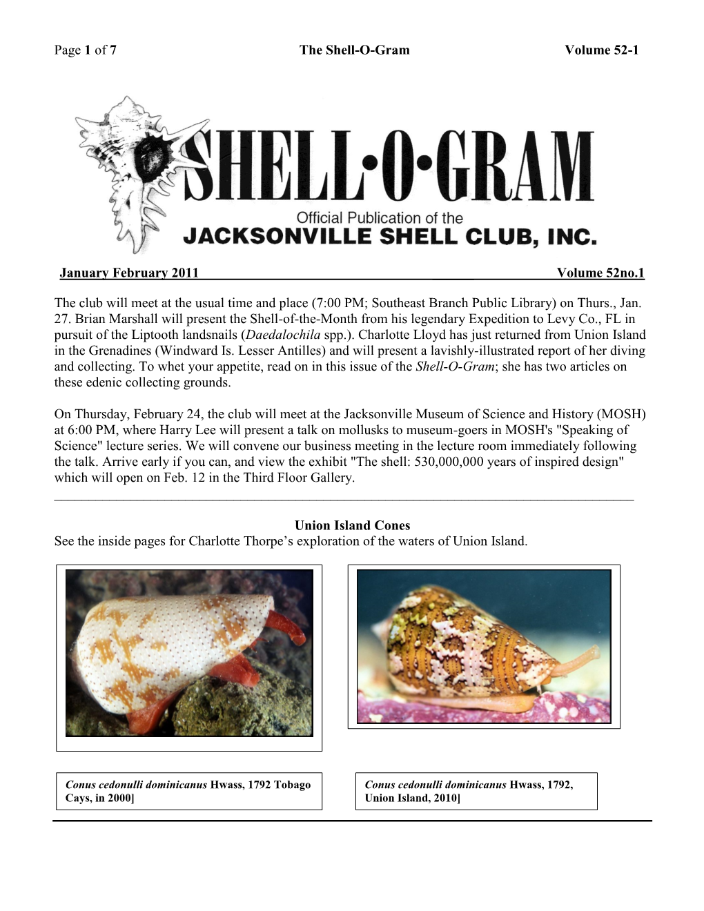 Shell-O-Gram 52(1)