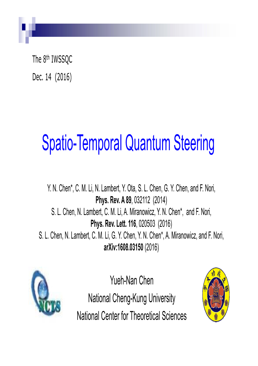 Spatio-Temporal Quantum Steering