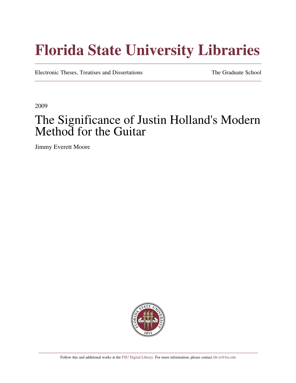 Florida State University Libraries