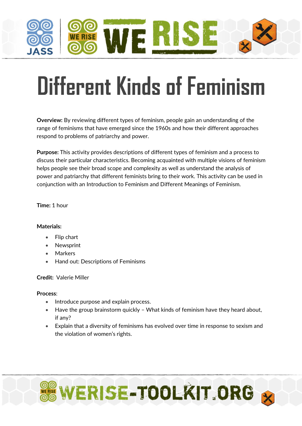 Different Kinds of Feminism