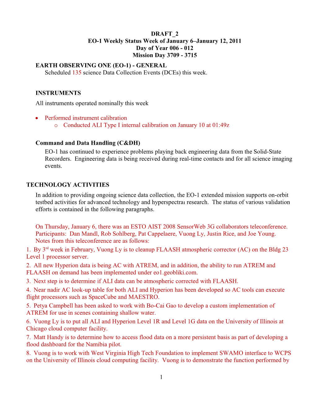 EO-1 Status Week of Jan 20-26, 2001 s14