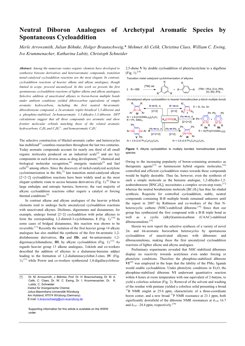 Neutral Diboron Analogues of Archetypal Aromatic Species By