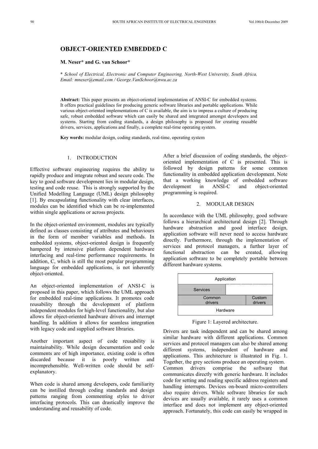 Object-Oriented Embedded C