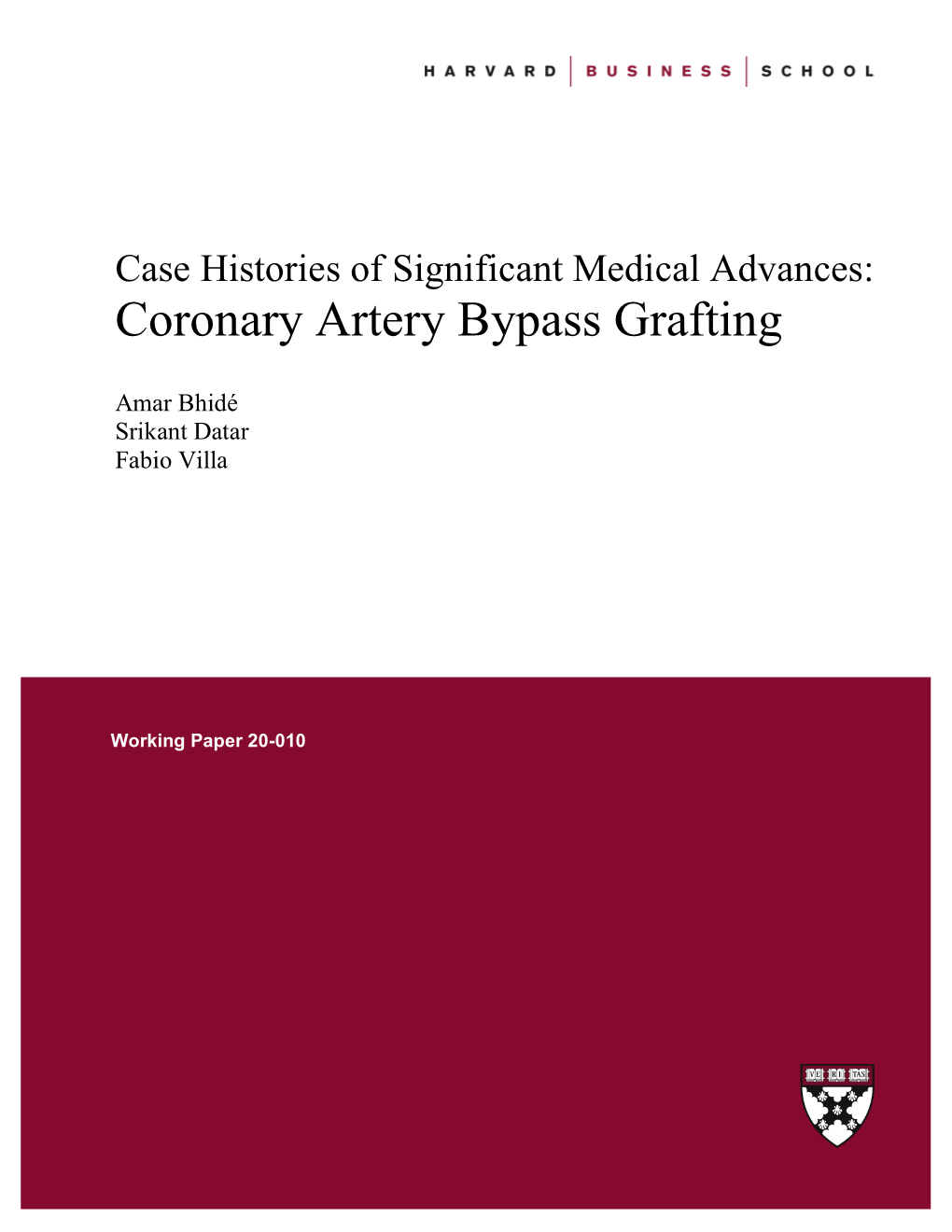 Coronary Artery Bypass Grafting