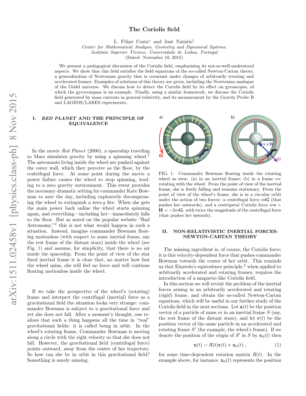 Arxiv:1511.02458V1 [Physics.Class-Ph] 8 Nov 2015