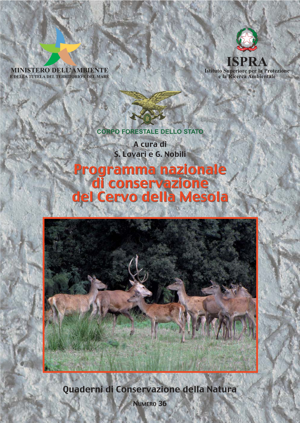 Cervo Della Mesola Programma Nazionale Di Conservazione Del Cervo Della Mesola