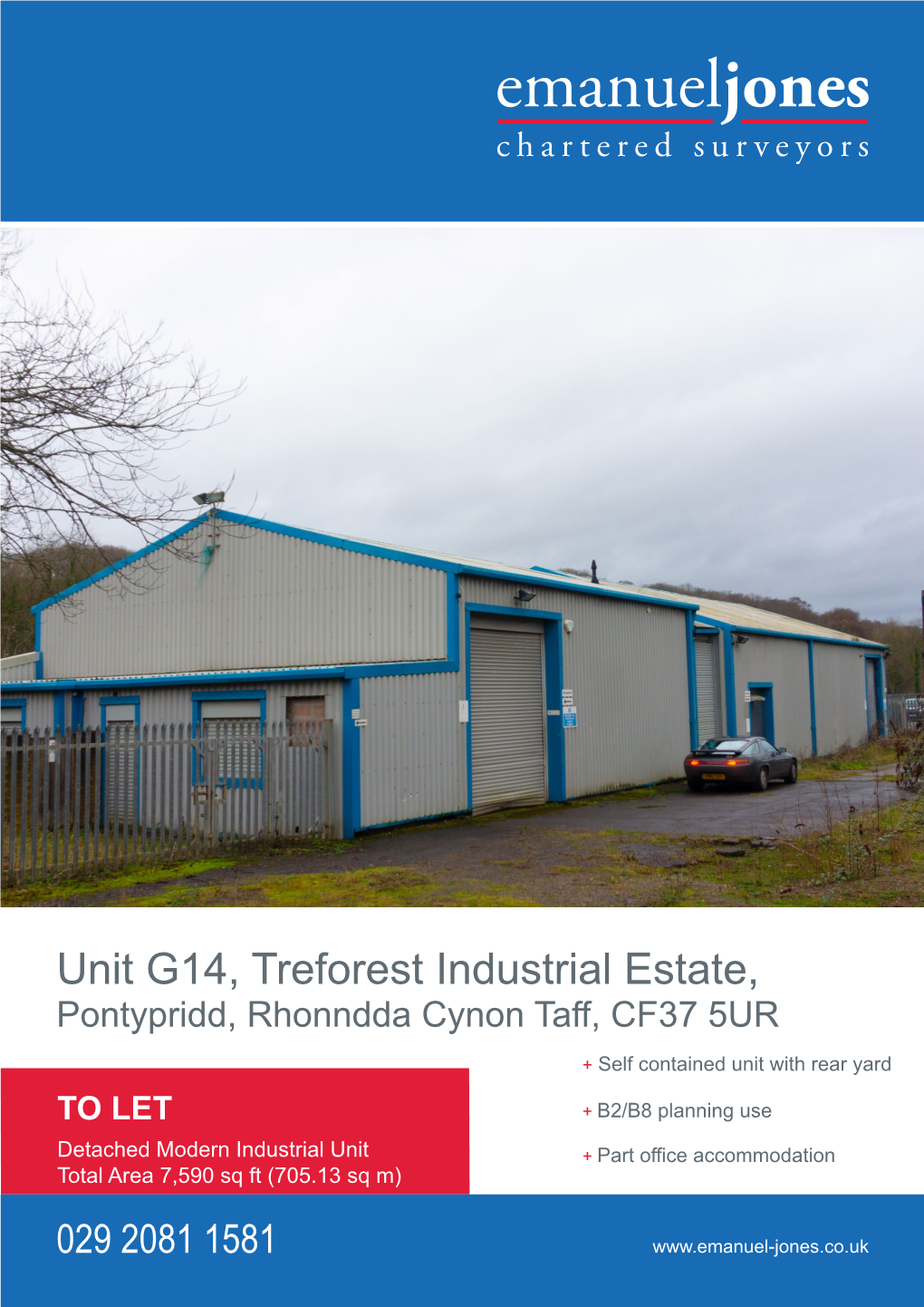 Unit G14, Treforest Industrial Estate, Pontypridd, Rhonndda Cynon Taff, CF37 5UR