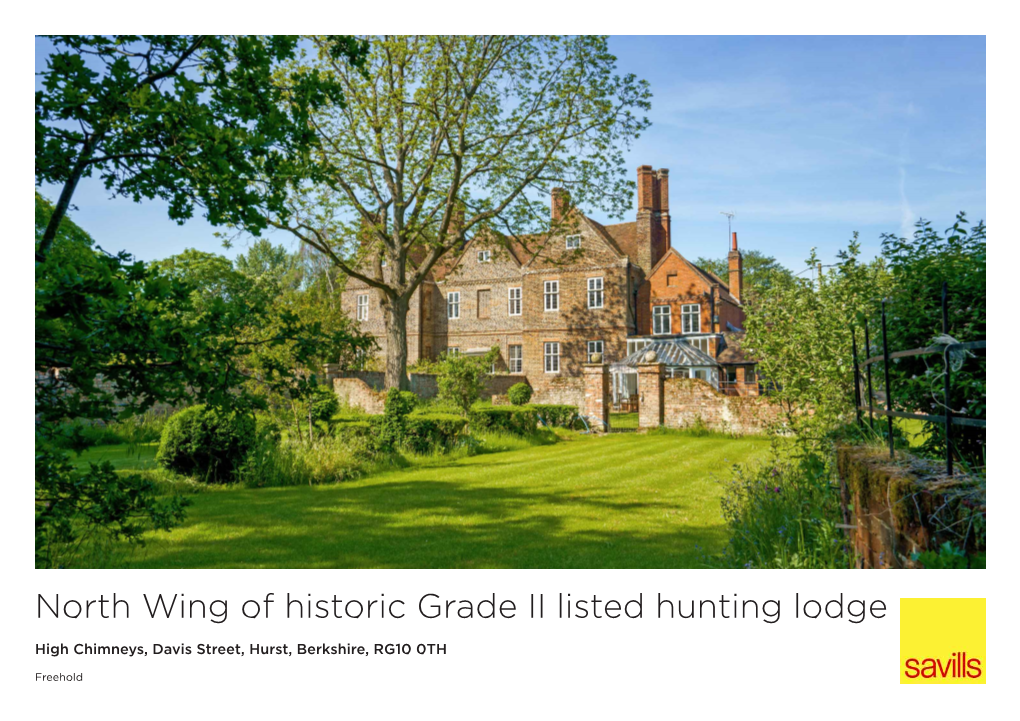 North Wing of Historic Grade II Listed Hunting Lodge