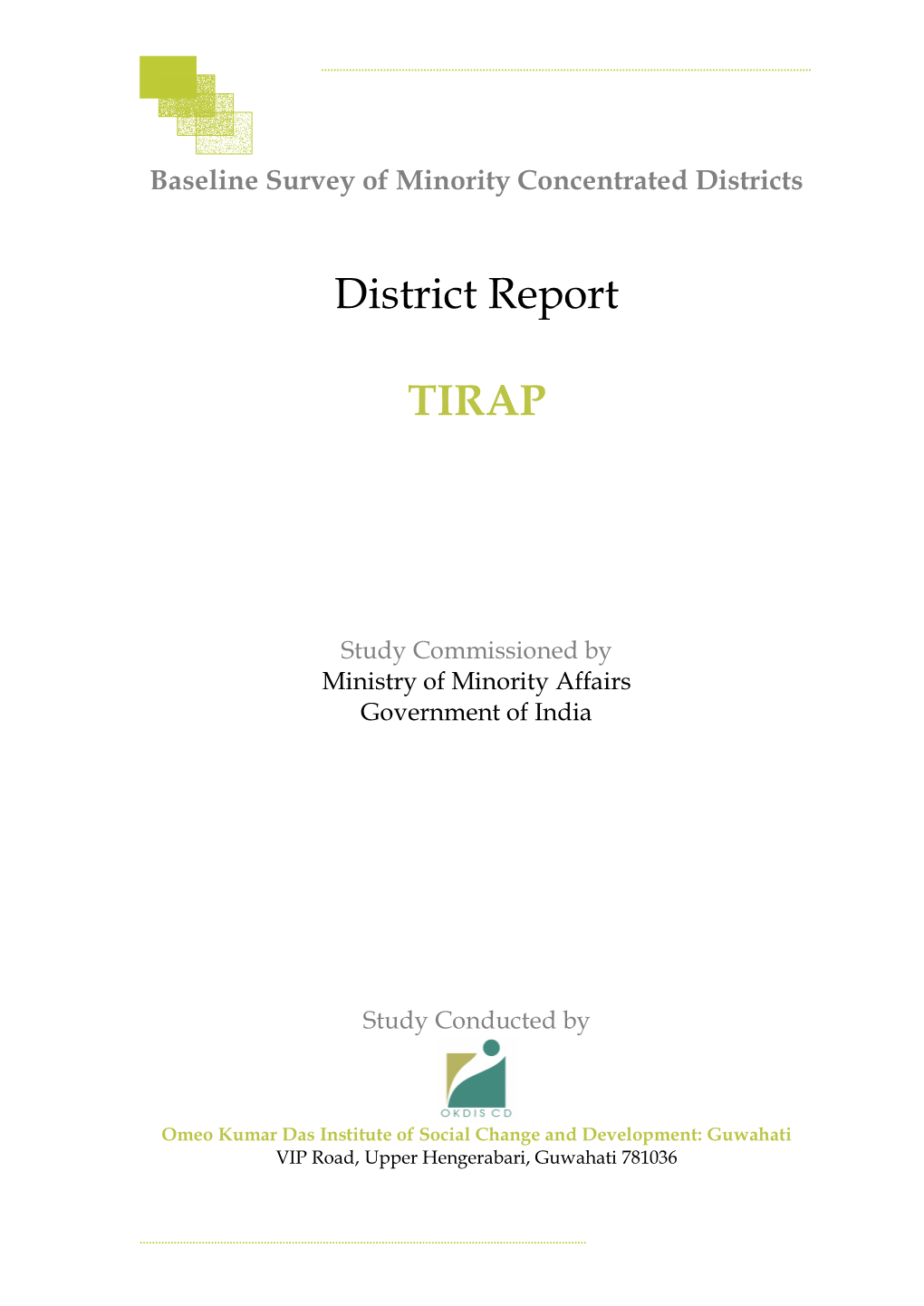 District Report TIRAP