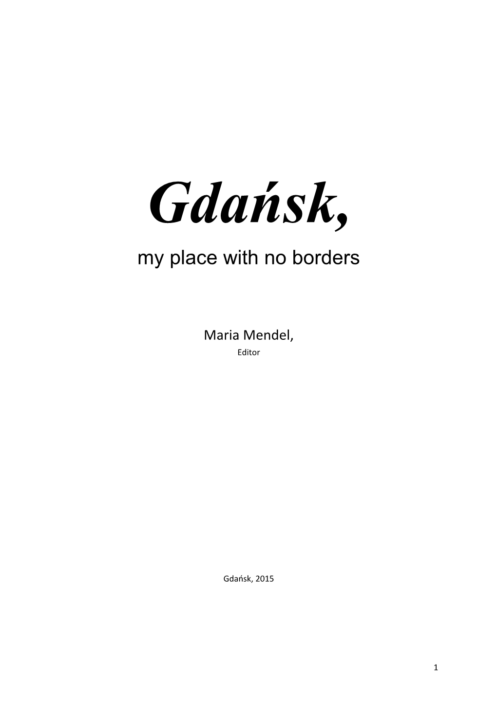 My Place with No Borders