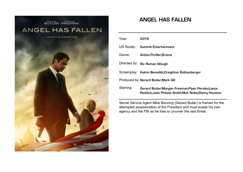 Angel Has Fallen