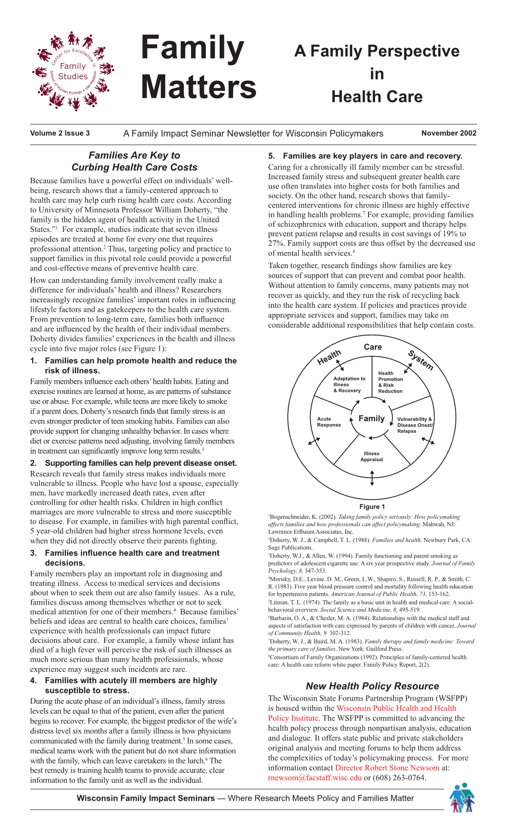 A Family Perspective in Health Care (Pdf)