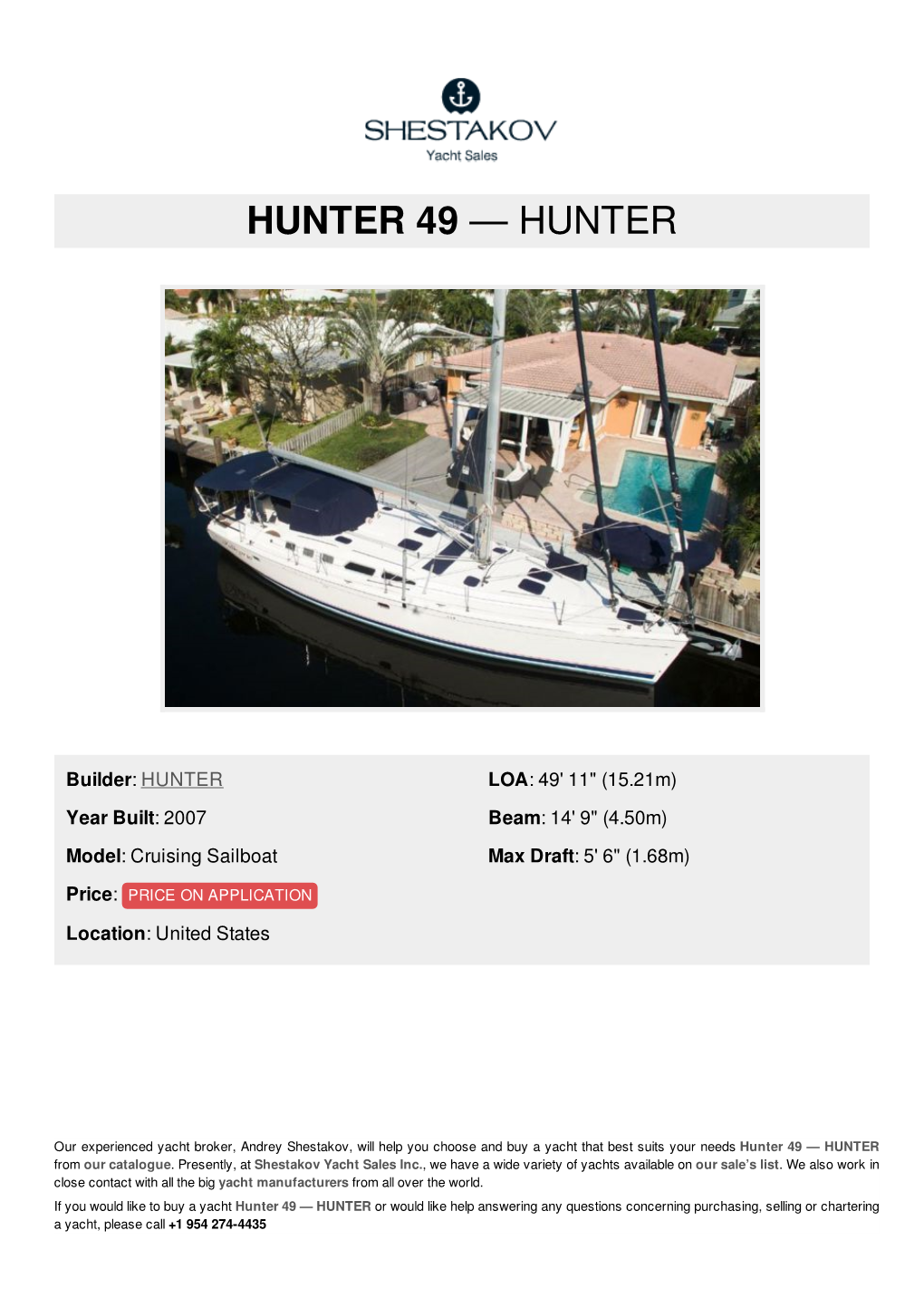 Hunter 49 — Hunter