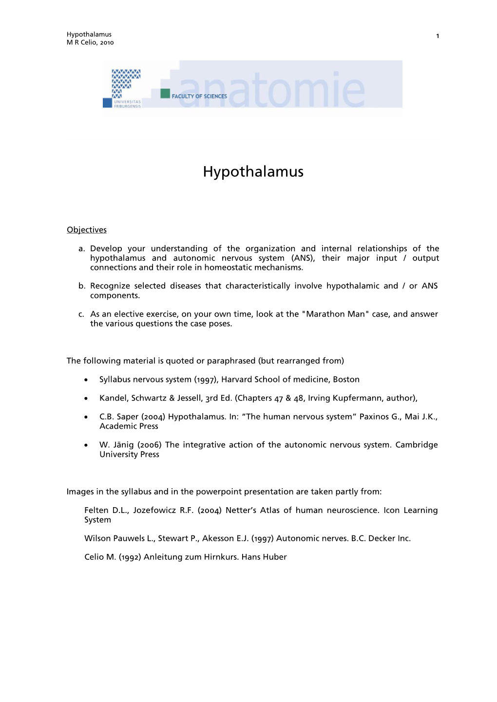 15 Hypothalamus &