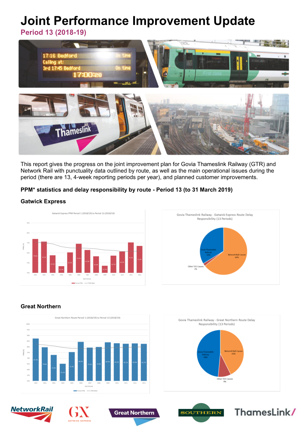 Joint Performance Improvement Update Period 13 (2018-19)