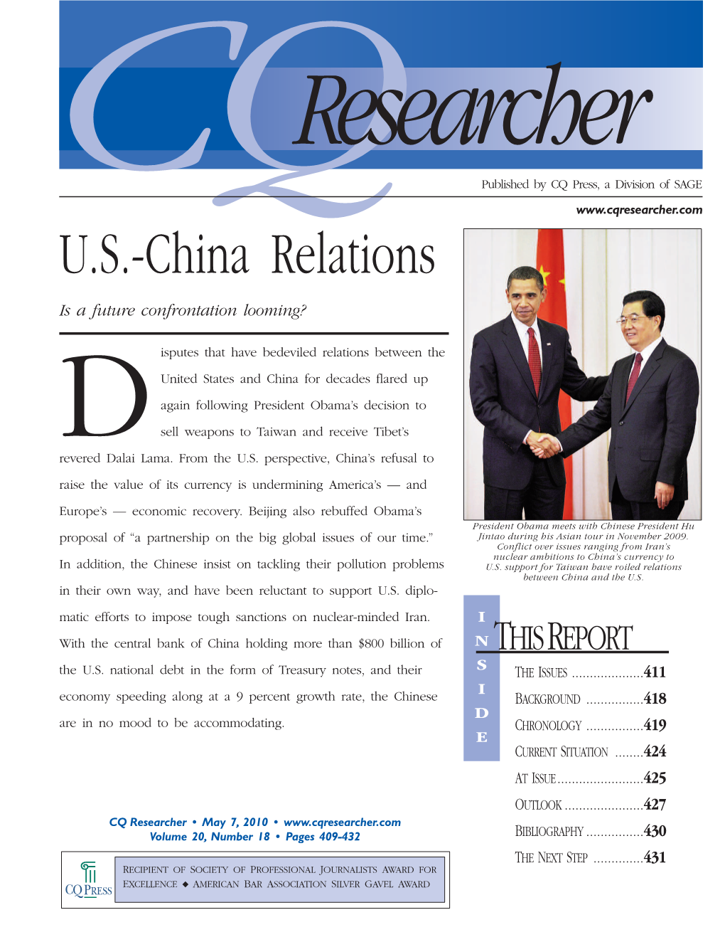 CQR U.S.-China Relations