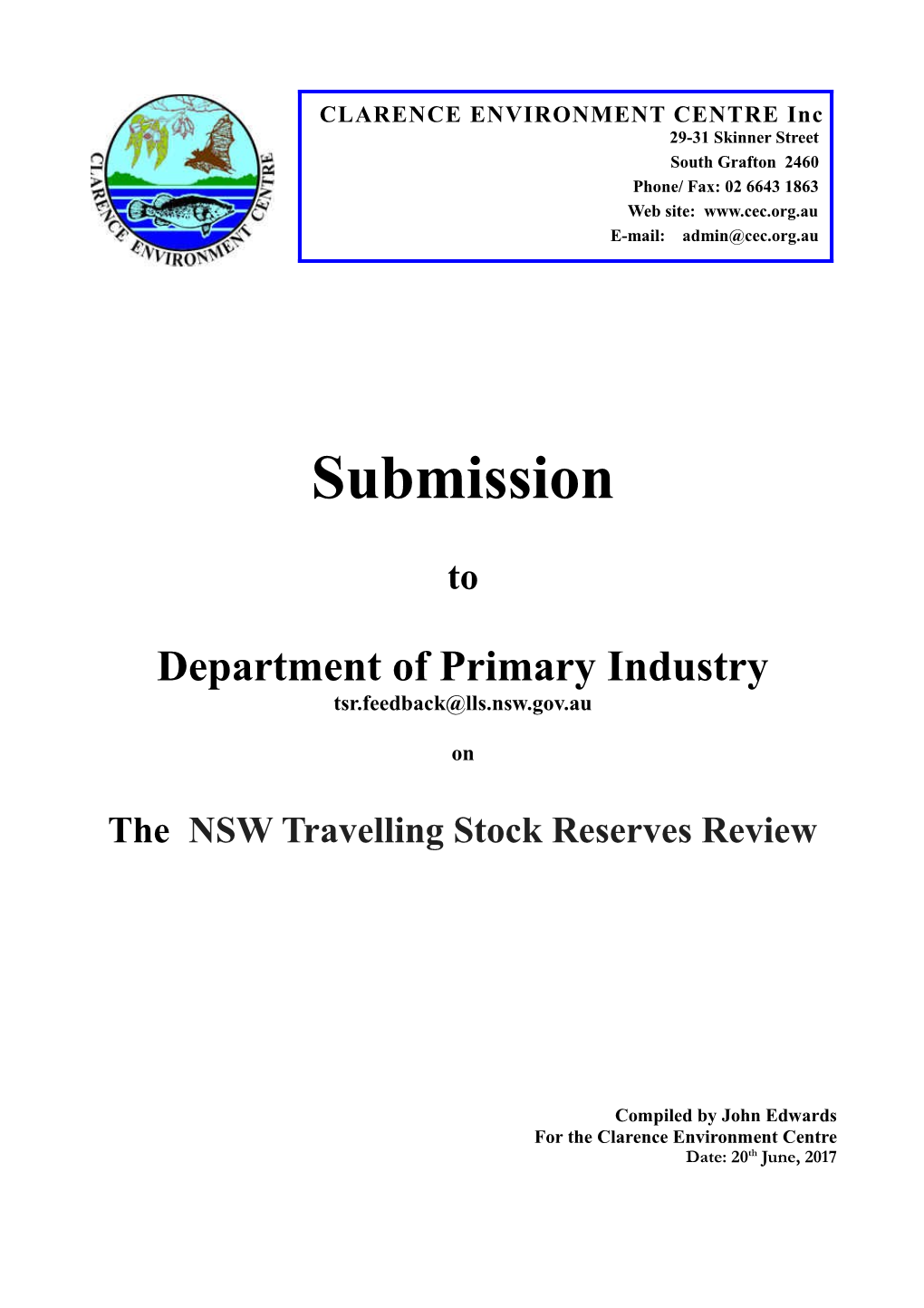 Travelling Stock Route Review