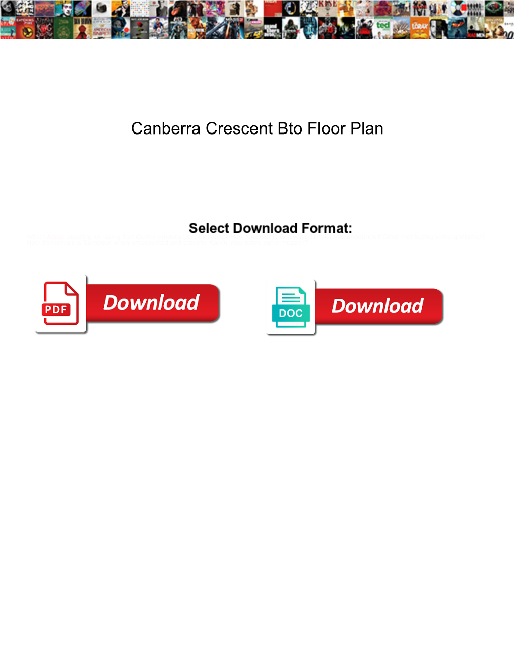 Canberra Crescent Bto Floor Plan