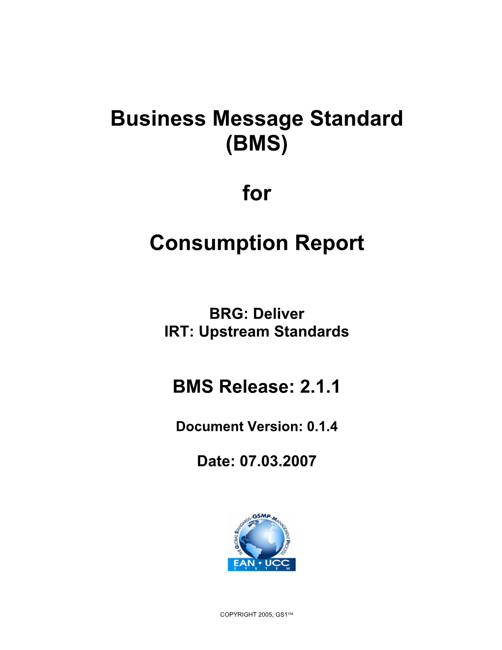 For Consumption Report