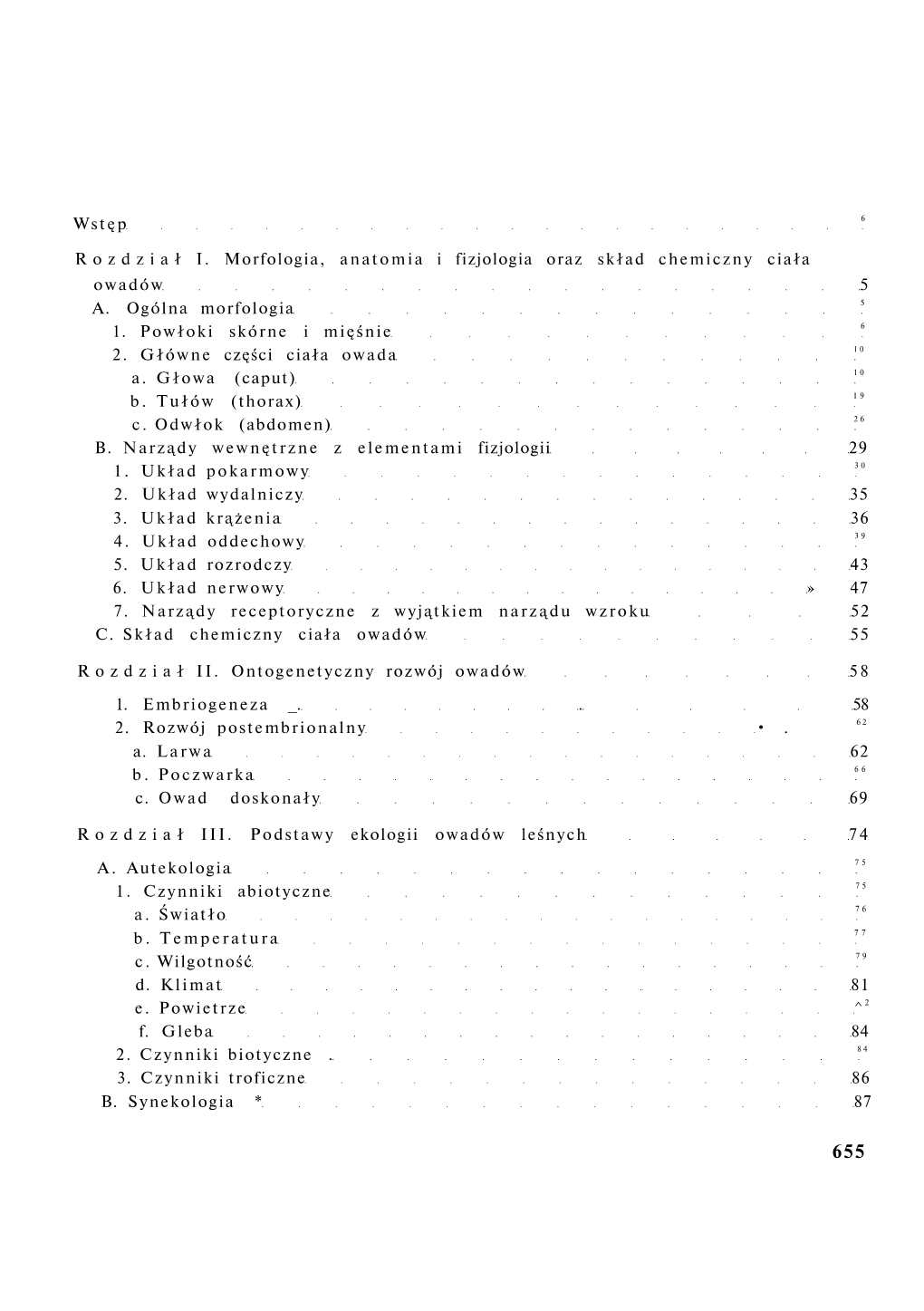 Wstęp R O Z D Z I a Ł I. Morfologia, Anatomia I Fizjologia Oraz Skład