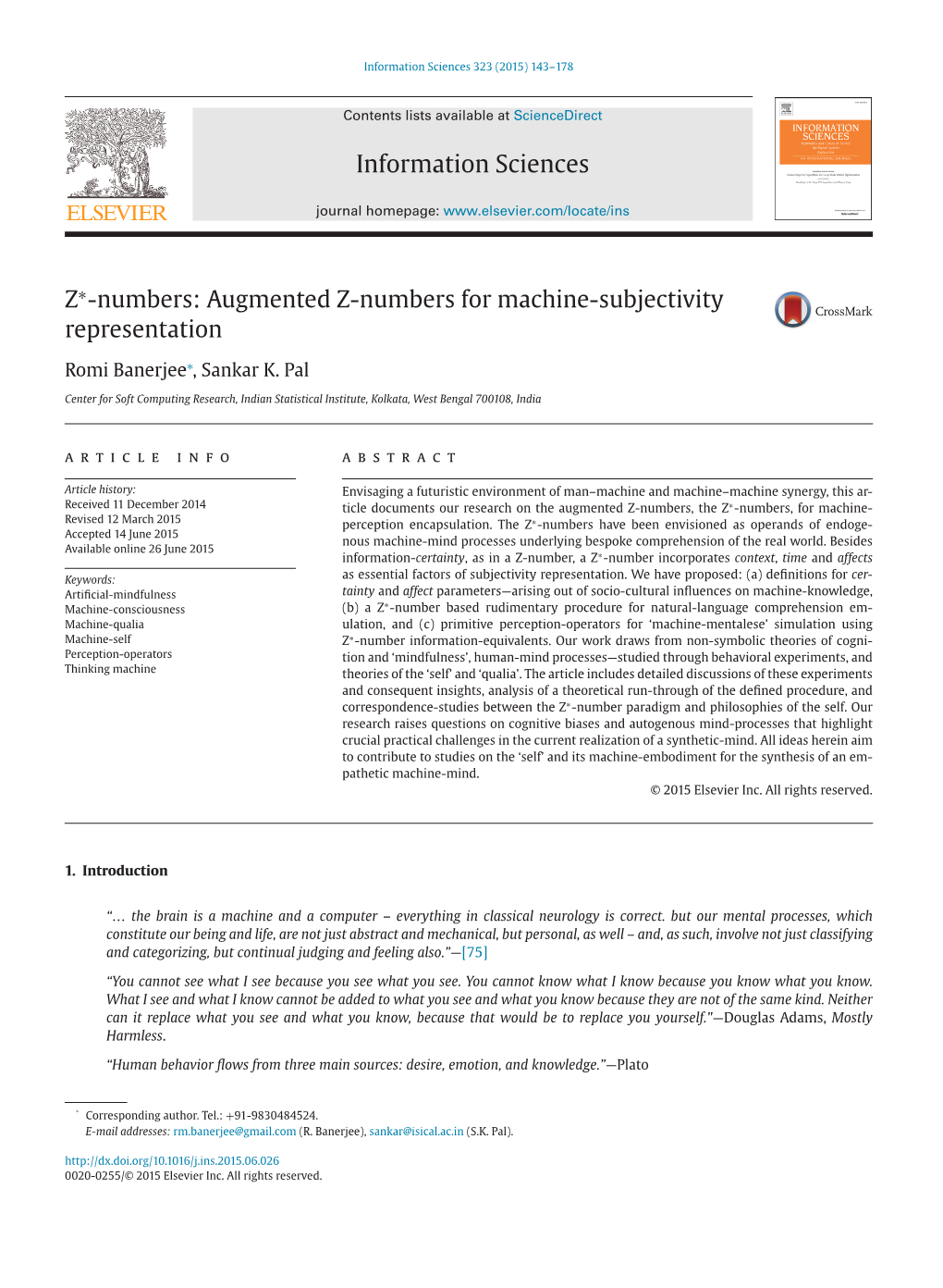 Augmented Z-Numbers for Machine-Subjectivity Representation