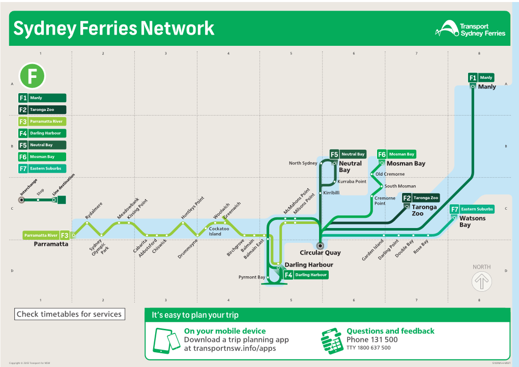 Sydney Ferries Network