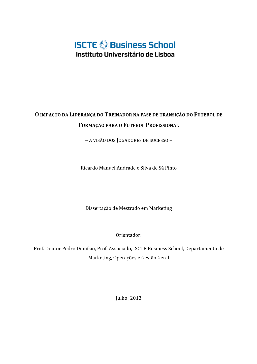 Tese Final Liderança Ricardo Sá Pinto.Pdf