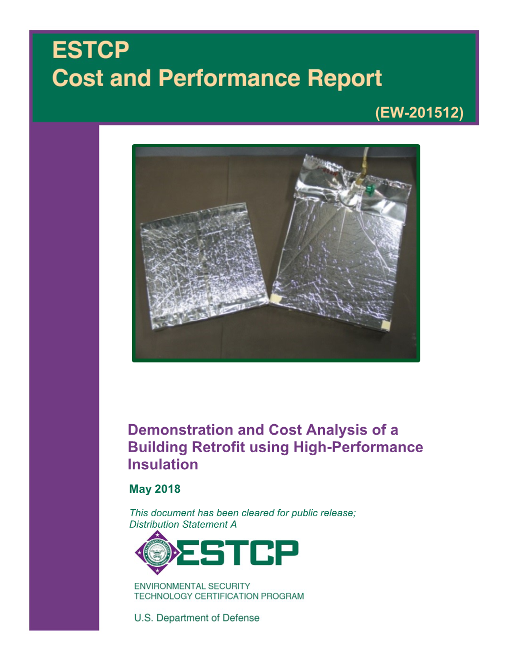 Cost and Performance Report