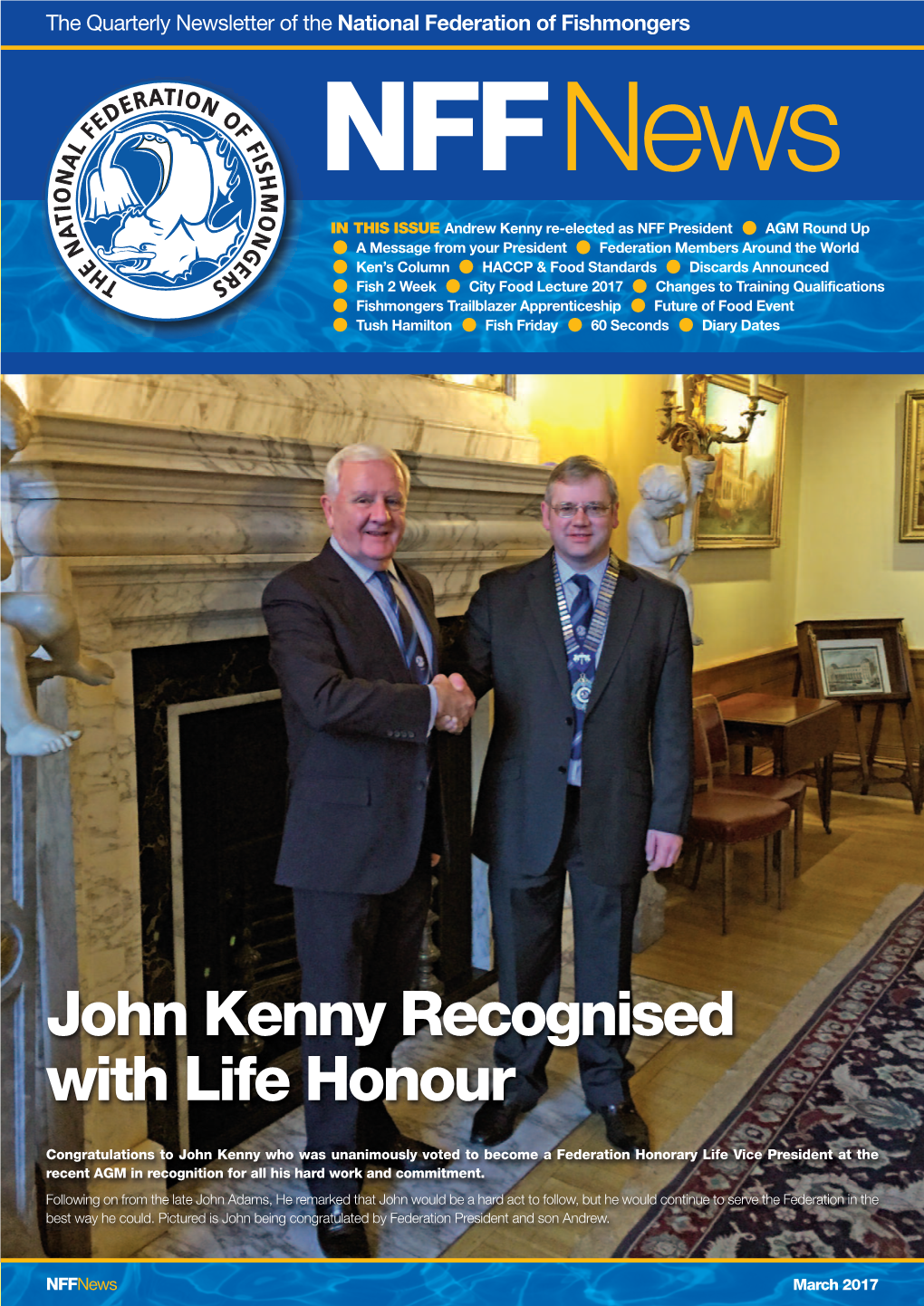 John Kenny Recognised with Life Honour