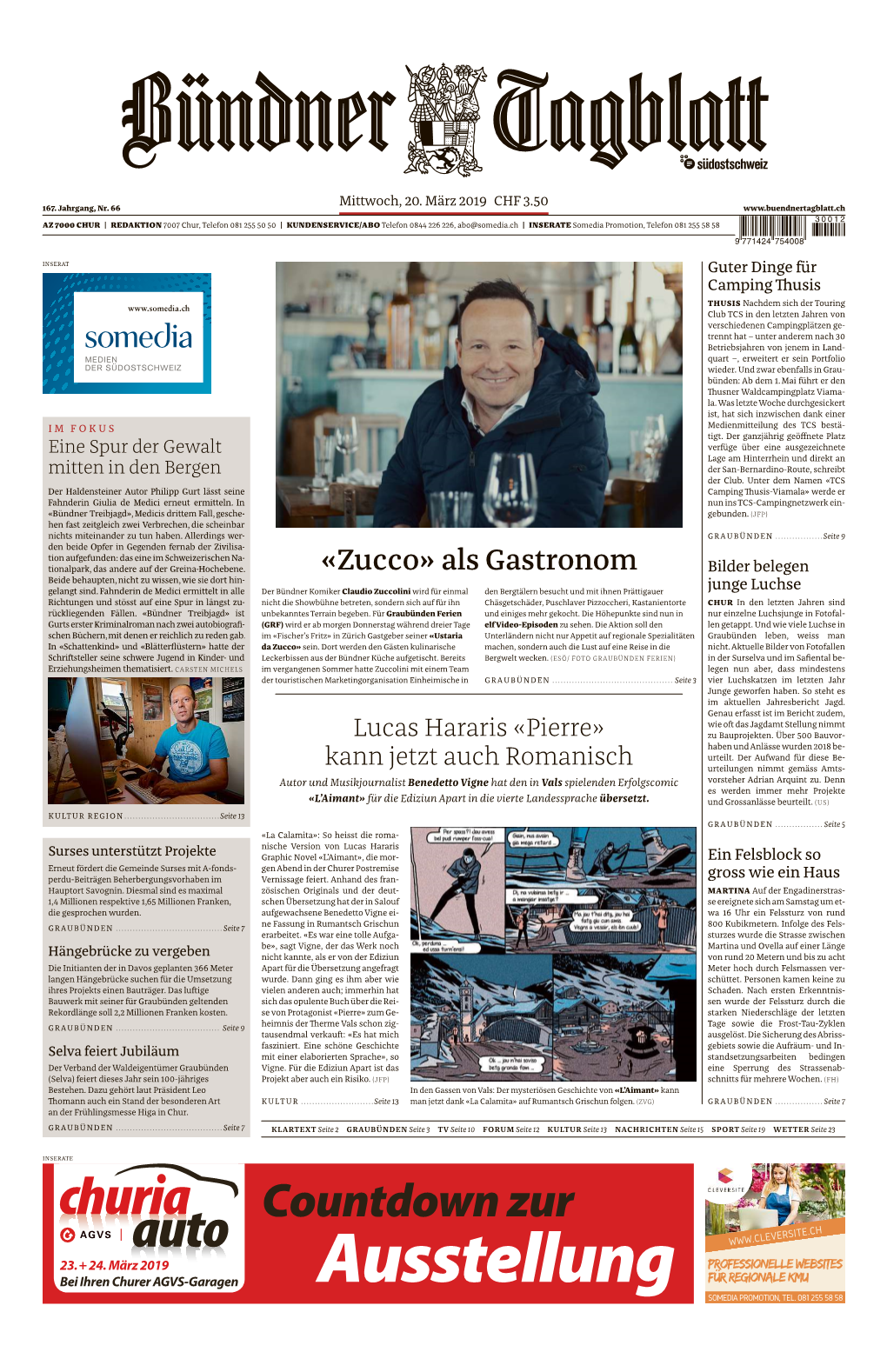 Bündner Tagblatt Und Südostschweiz