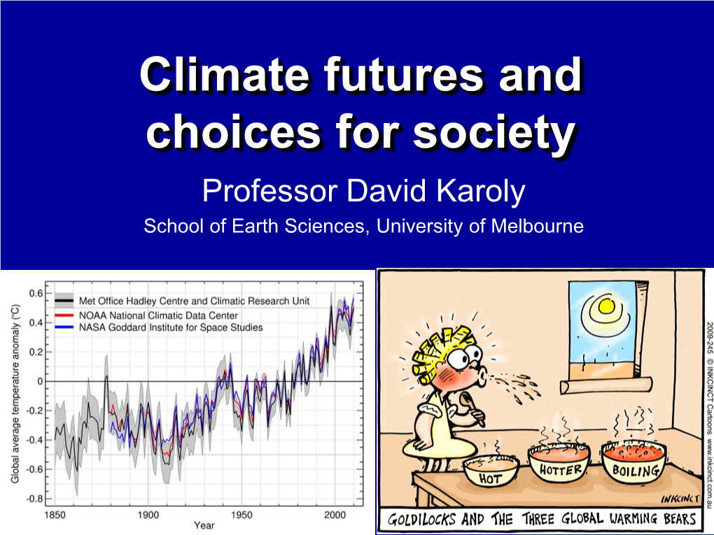 Politics and Greenhouse Climate Change