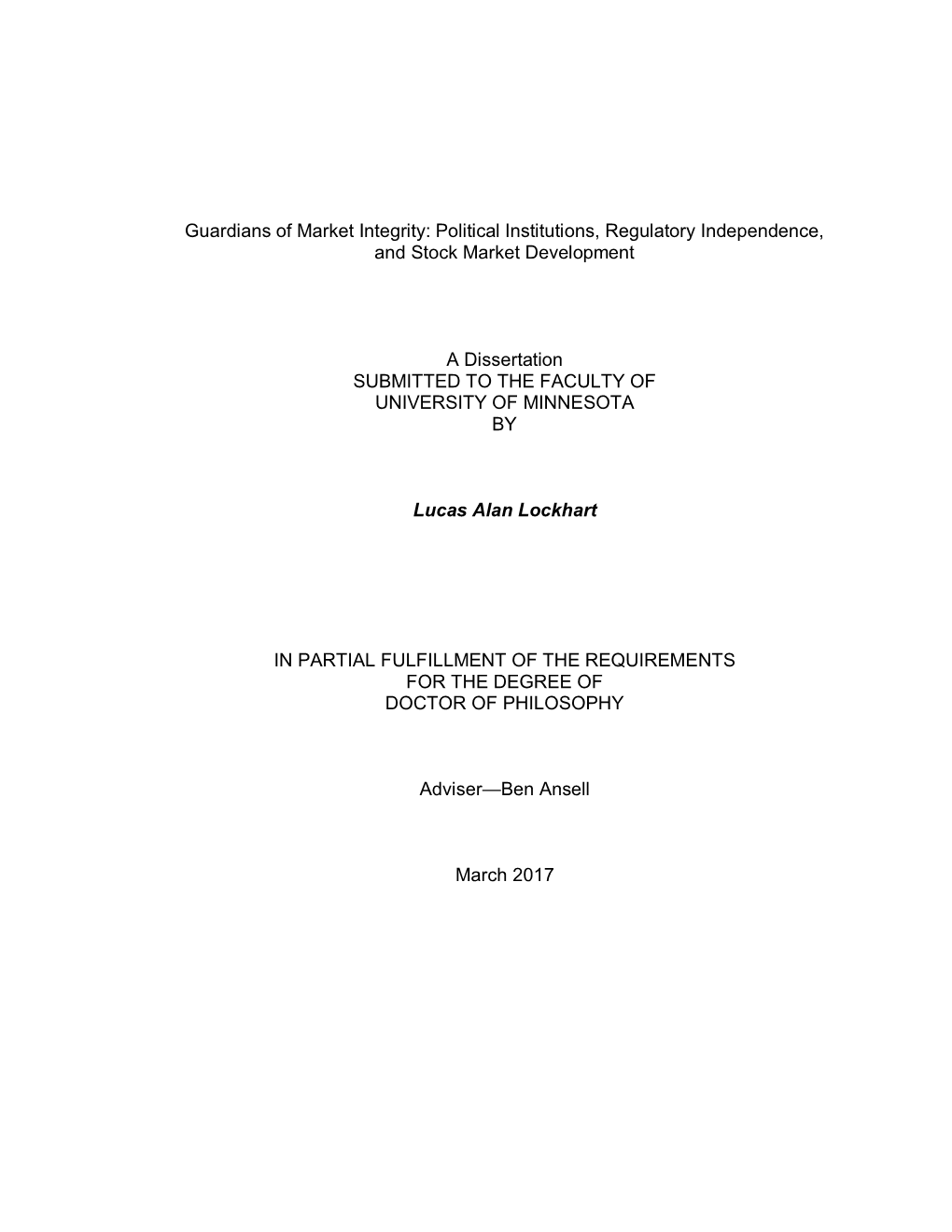 Guardians of Market Integrity: Political Institutions, Regulatory Independence, and Stock Market Development