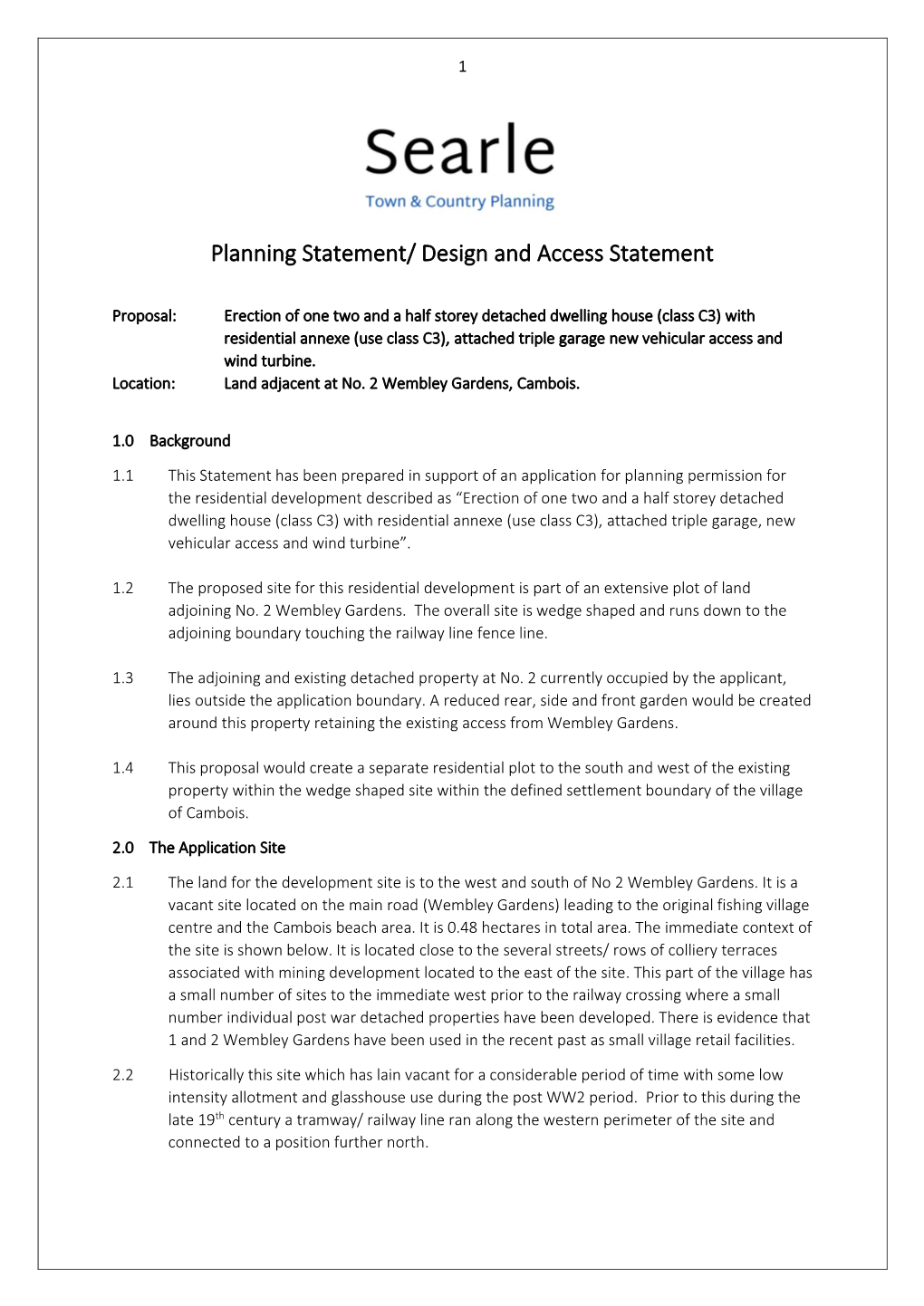 Design and Access Statement