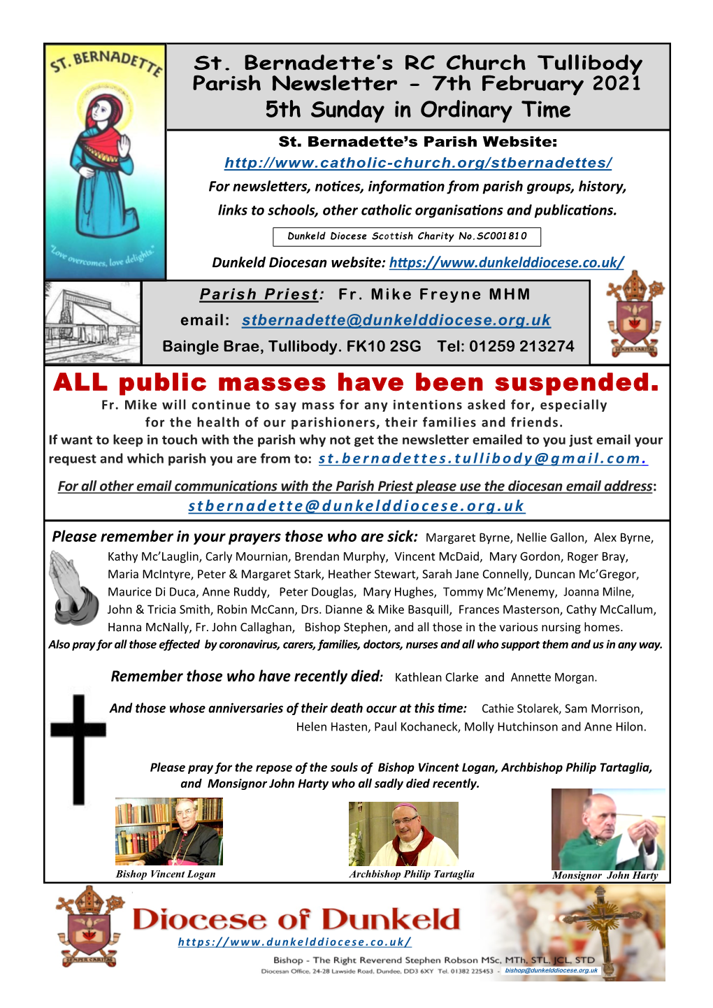 Public Masses Have Been Suspended. Fr