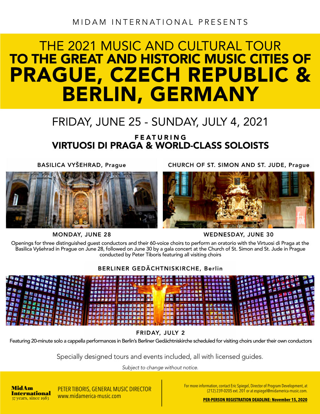 Prague, Czech Republic & Berlin, Germany