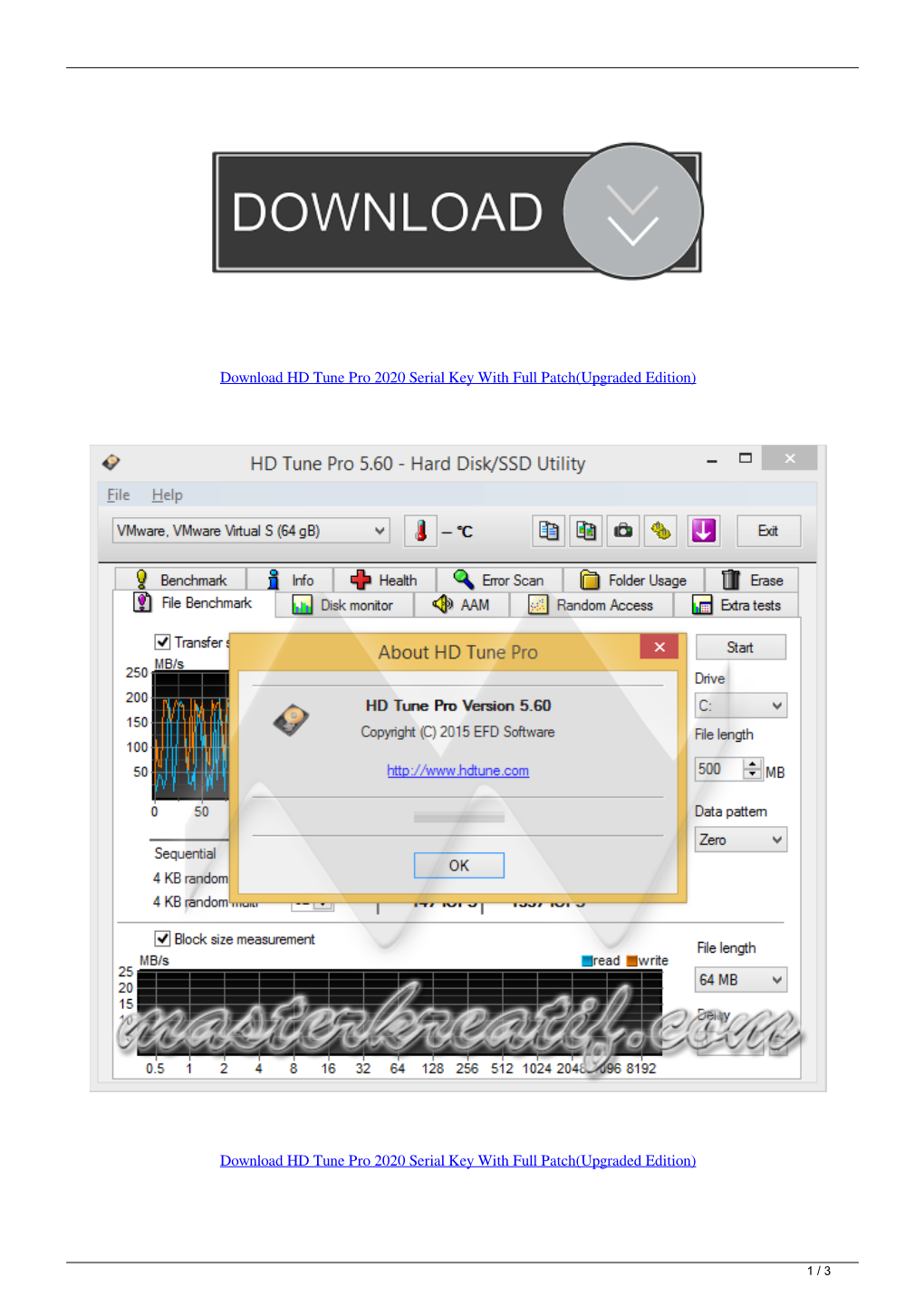 Download HD Tune Pro 2020 Serial Key with Full Patchupgraded Edition