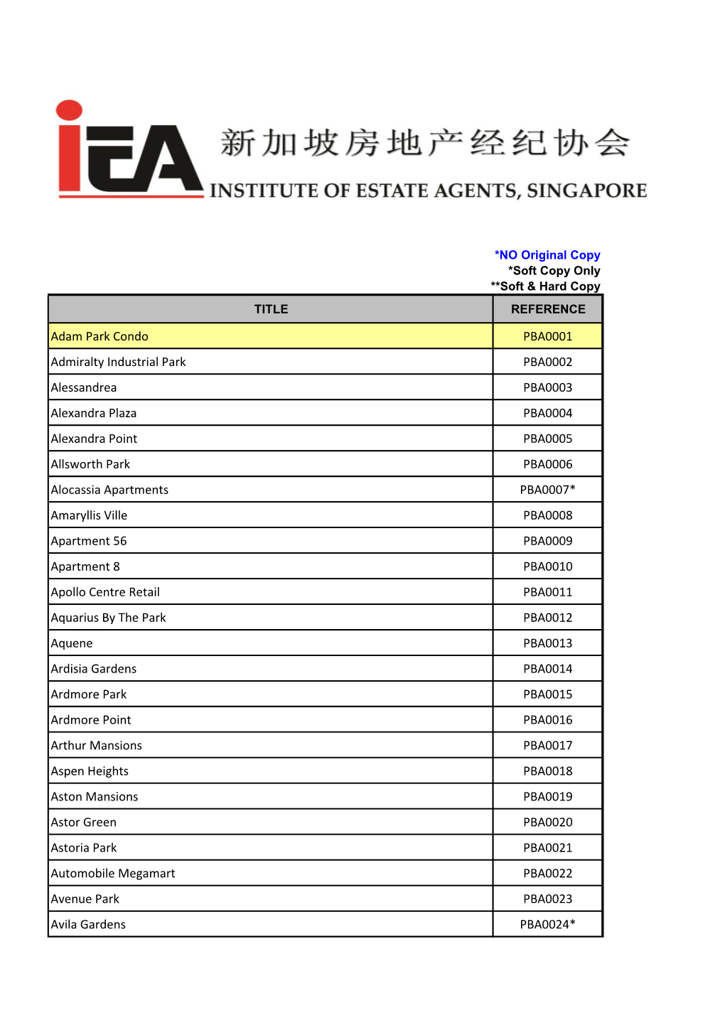 Adam Park Condo PBA0001 Admiralty Industrial Park PBA0002