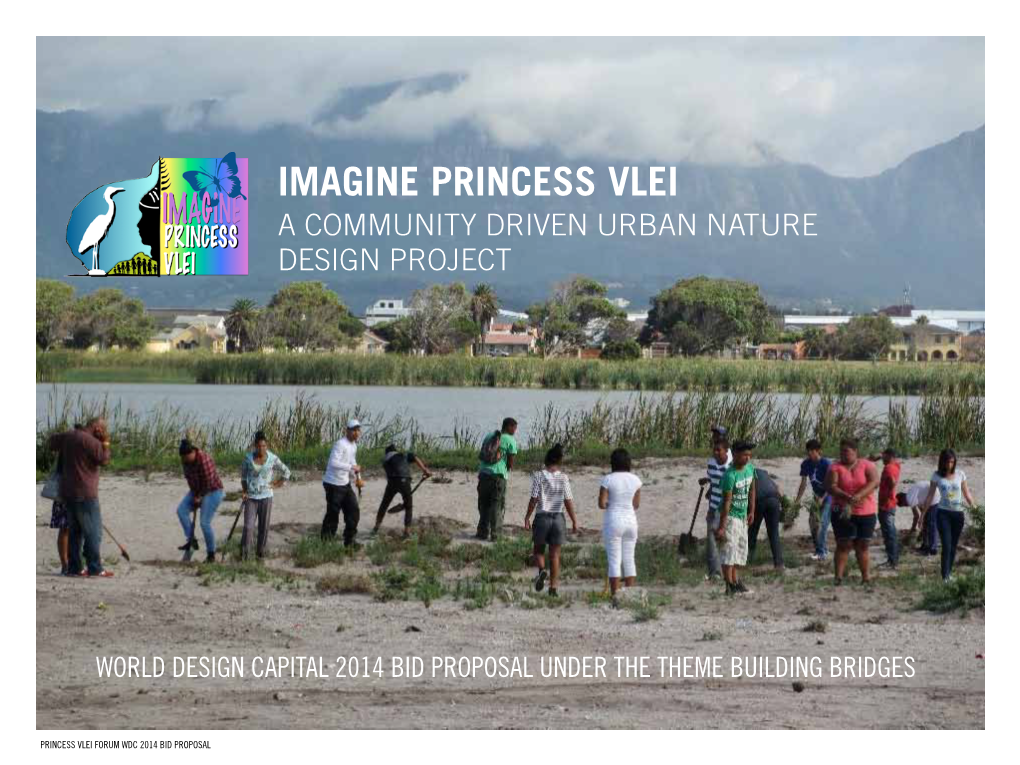 Imagine Princess Vlei a Community Driven Urban Nature Design Project