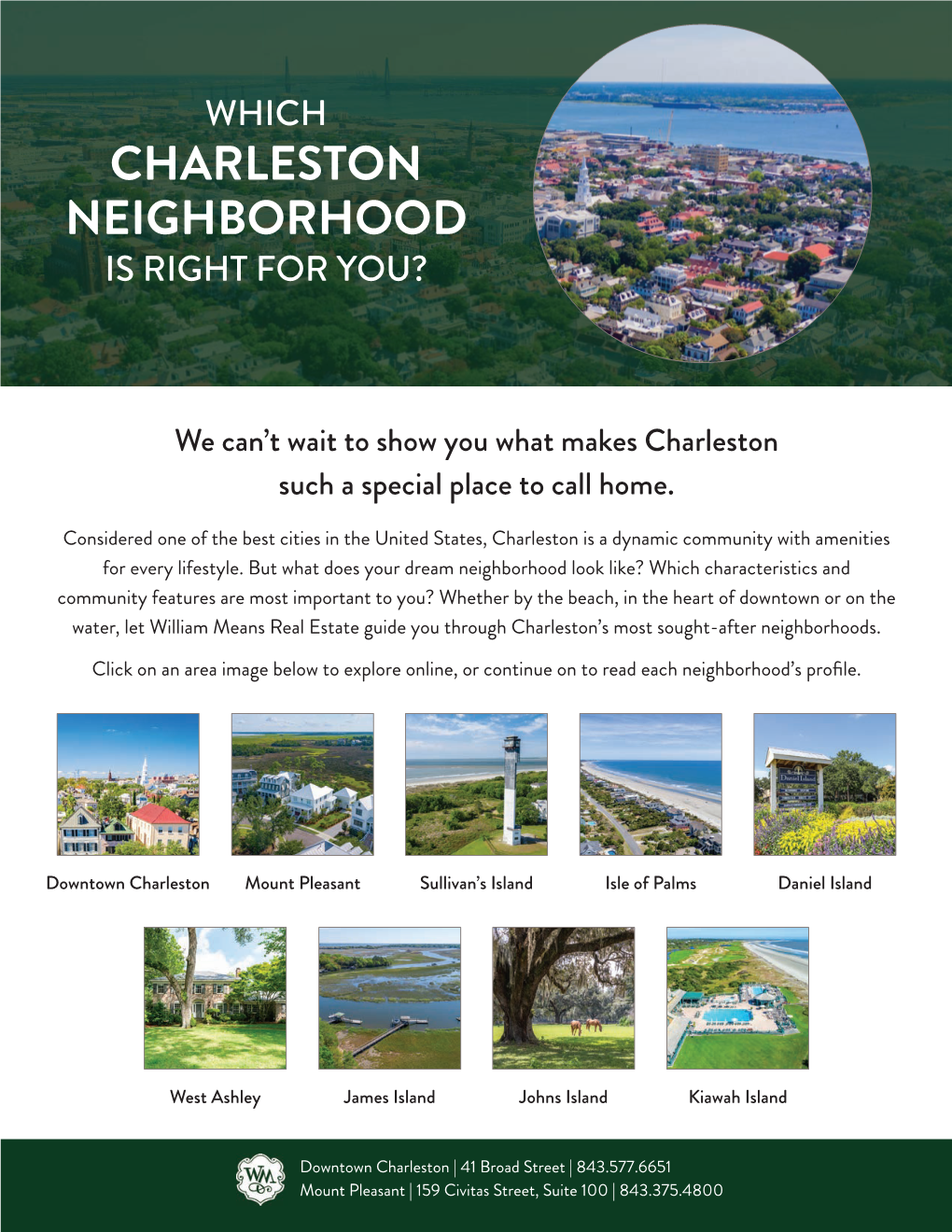 Charleston Neighborhood Is Right for You?