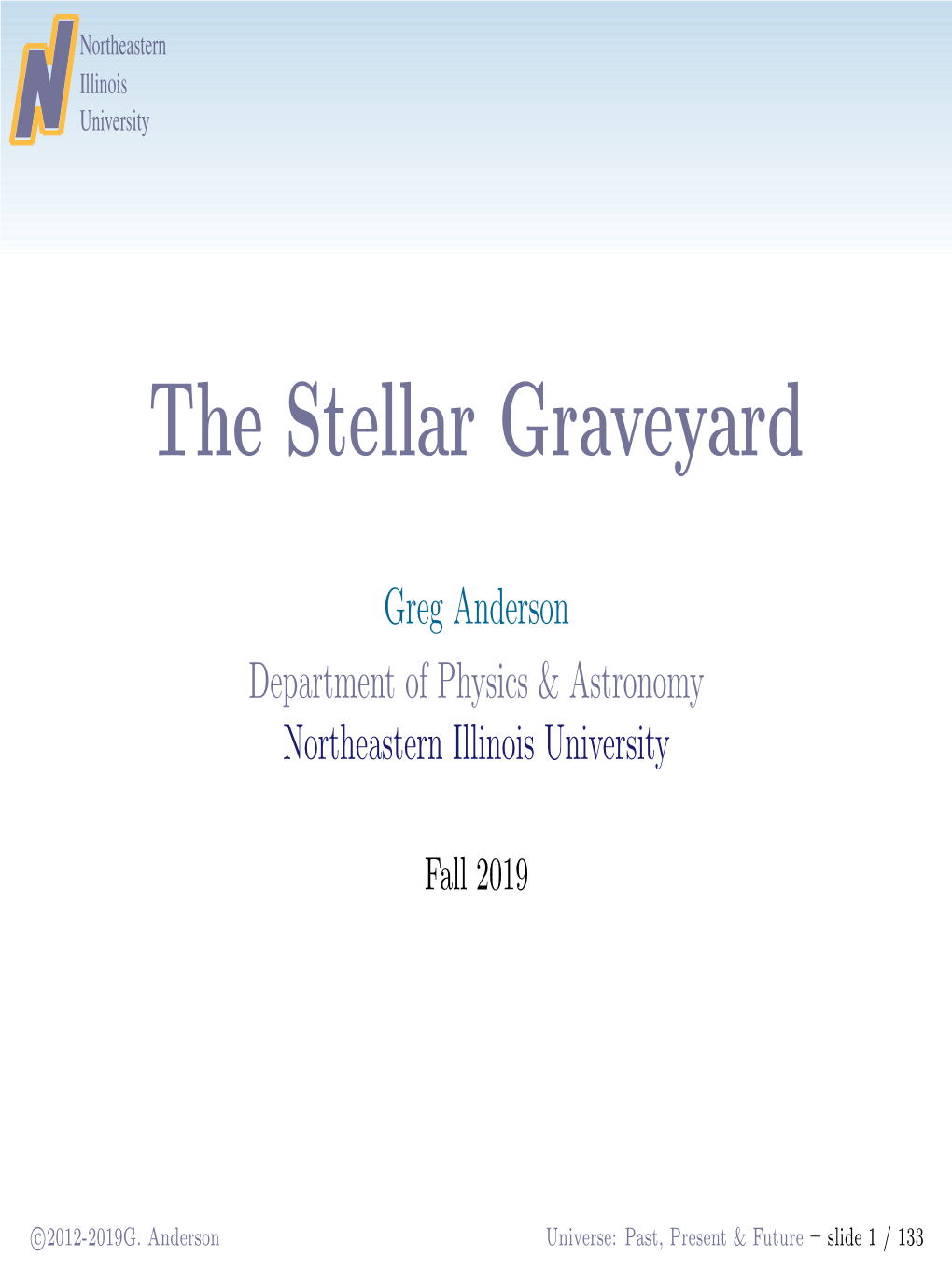 The Stellar Graveyard