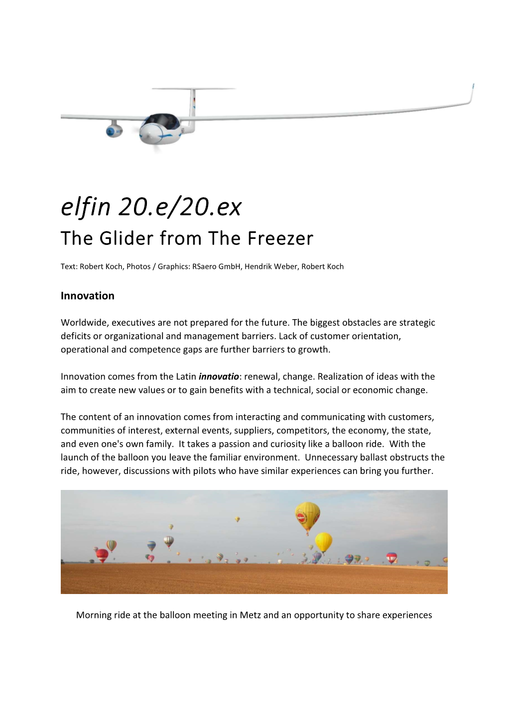 Elfin 20.E/20.Ex the Glider from the Freezer