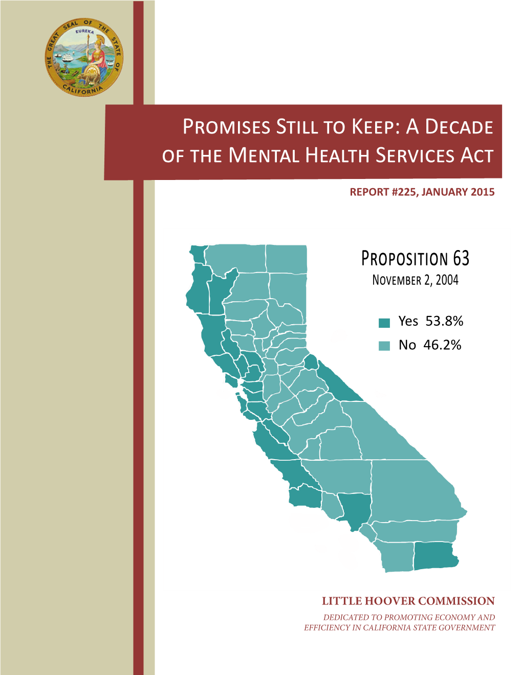 Promises Still to Keep: a Decade of the Mental Health Services Act