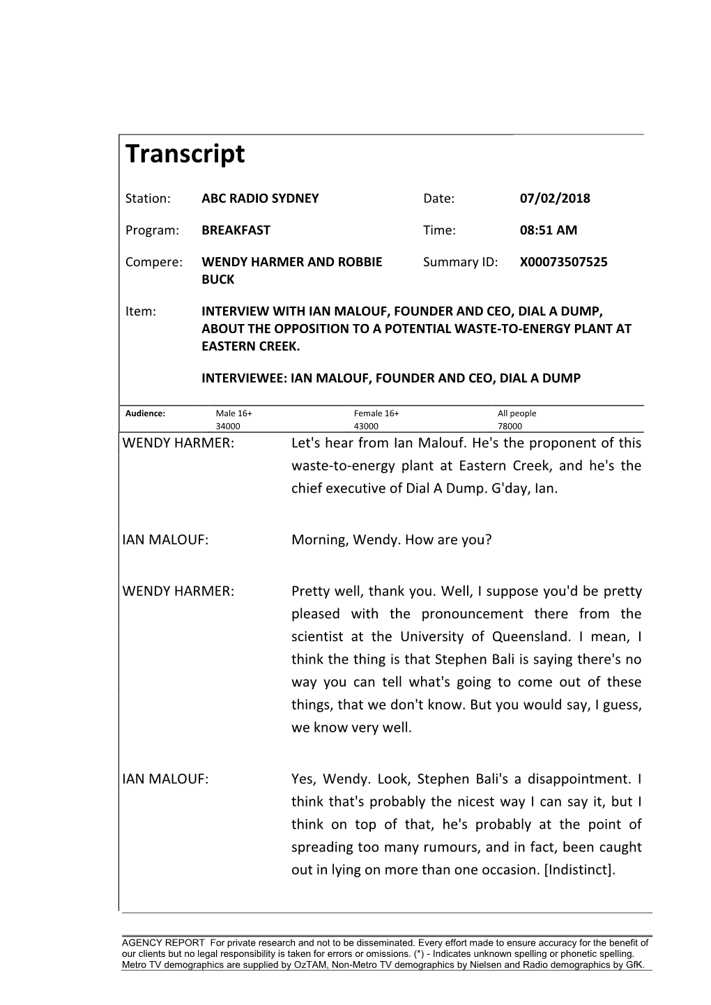 Media Monitors Transcript