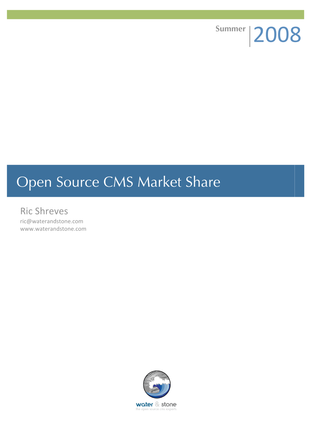 Open Source CMS Market Share