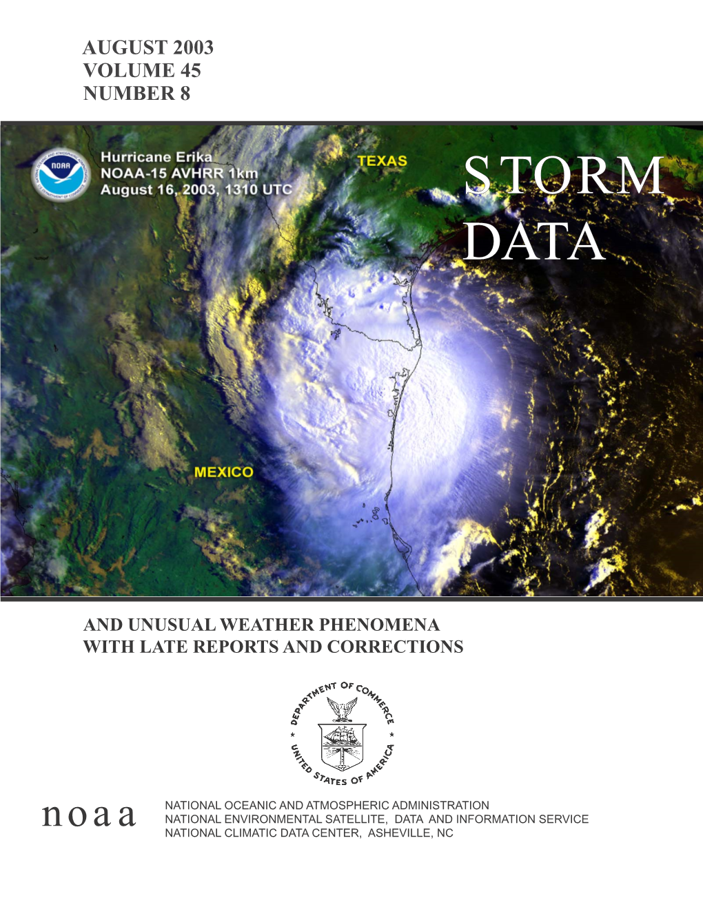 Storm Data and Unusual Weather Phenomena ....…….…....………..……