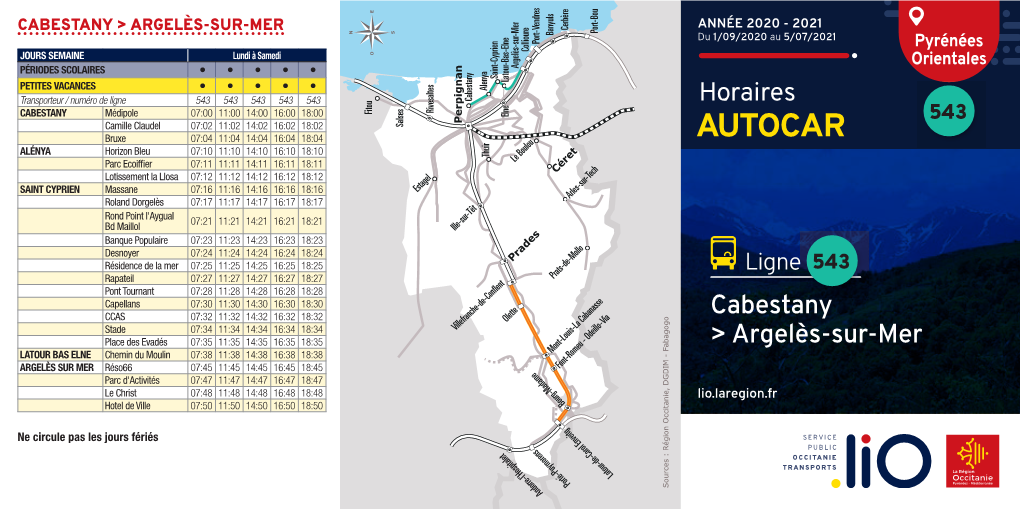 Téléchargez La Fiche Horaire Ligne