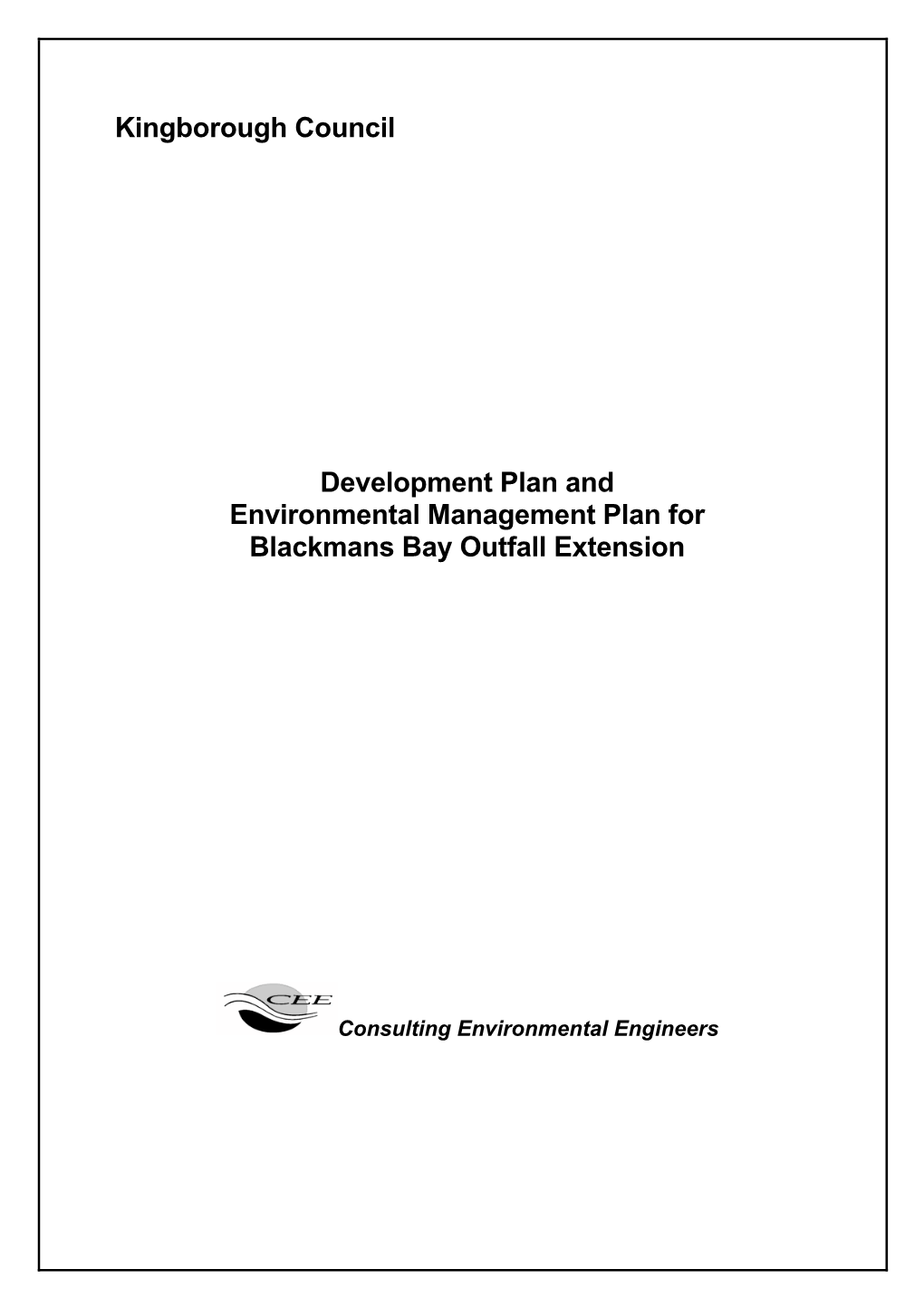 Kingborough Council Development Plan and Environmental
