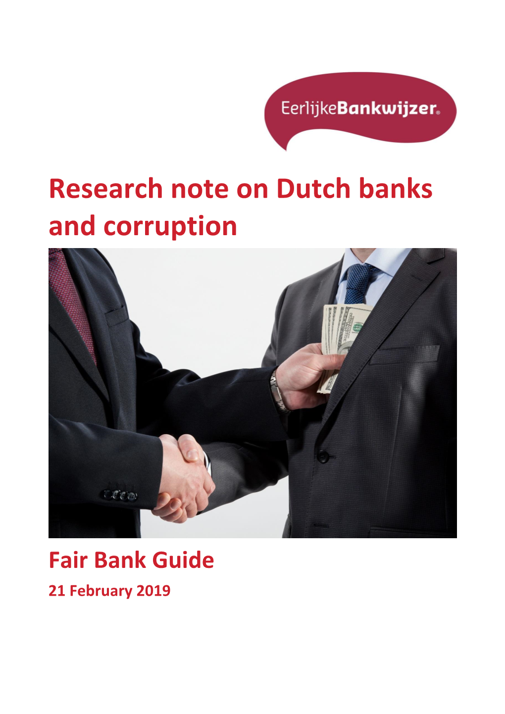 Research Note on Dutch Banks and Corruption
