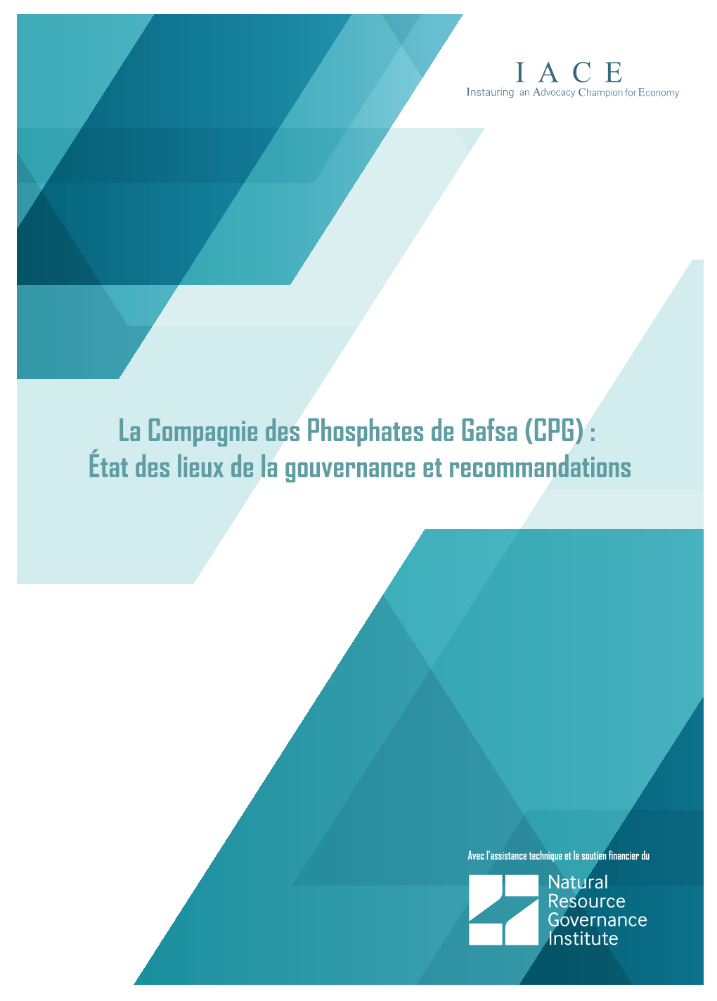 La Compagnie Des Phosphates De Gafsa (CPG) : État Des Lieux De La Gouvernance Et Recommandations