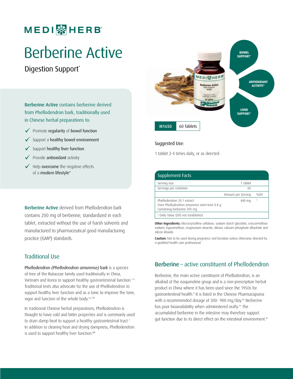 Berberine Active SUPPORT* Digestion Support*